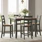 Ashley Gesthaven 5-Piece Counter Height Dining Set in Natural and Green, , large