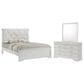 Crown Mark Amalia 3-Piece Twin Bedroom Set in White, , large