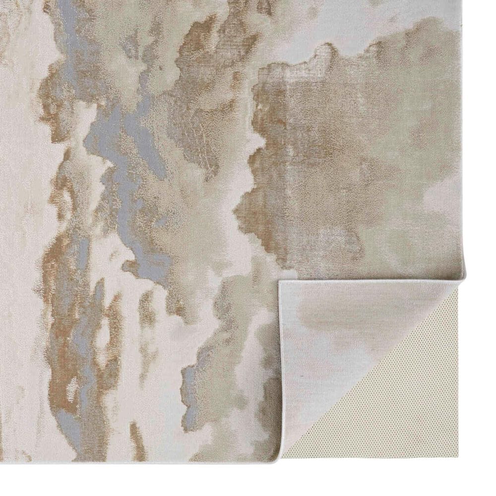 Feizy Aura 3727F 6&#39;7&quot; x 9&#39;6&quot; Beige and Gold Area Rug, , large