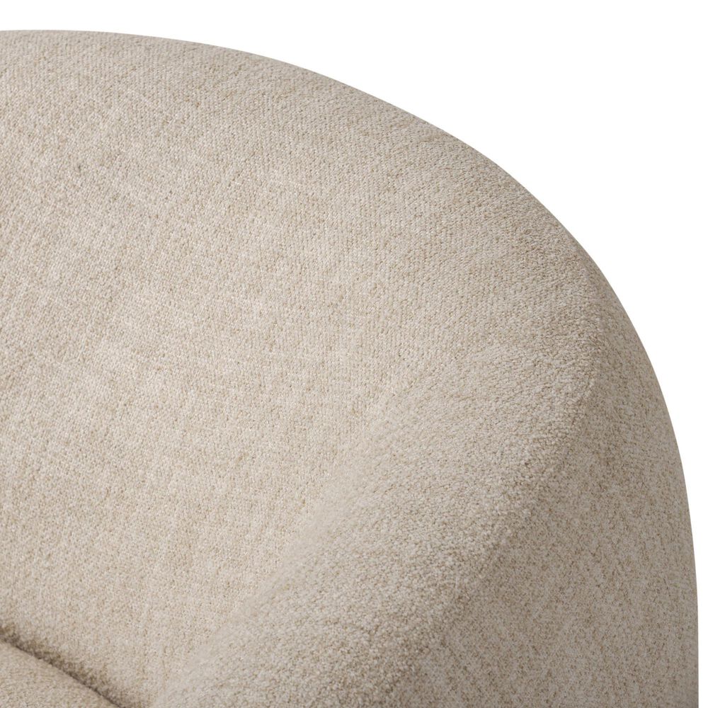 Four Hands Channing Swivel Chair in Yuma Cream, , large
