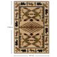 Oriental Weavers Hudson 1072A Beige 5"3" x 7"6" Area Rug, , large