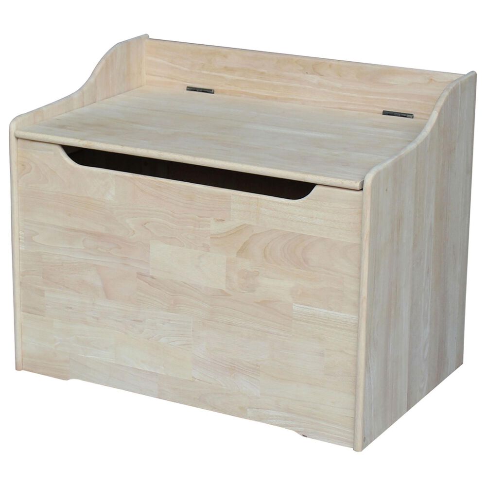 International Concepts Kids Storage Box in Unfinished, , large