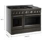Whirlpool 6.3 Cu. Ft. Freestanding Gas Range with 6 Sealed Burners in Black Ore, , large
