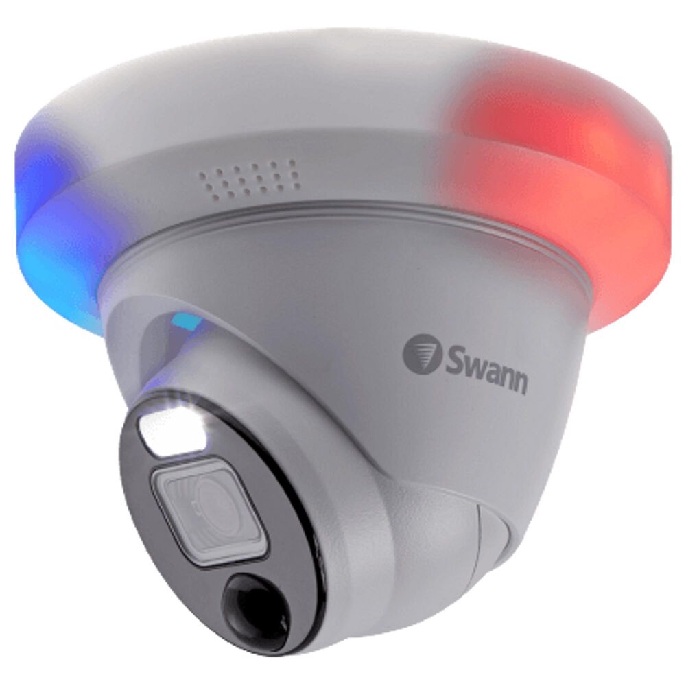 Swann Enforcer 4K Ultra HD DVR Dome Security Camera in White, , large