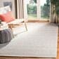 Safavieh Micro-Loop 4" x 6" Aqua and Ivory Area Rug, , large