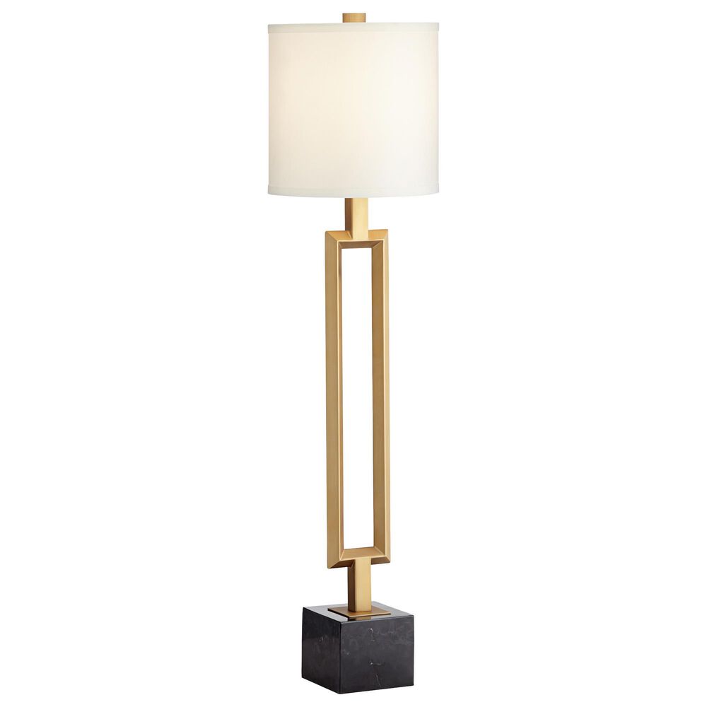Pacific Coast Lighting Villa Grove Table Lamp in Warm Antique Brass, , large