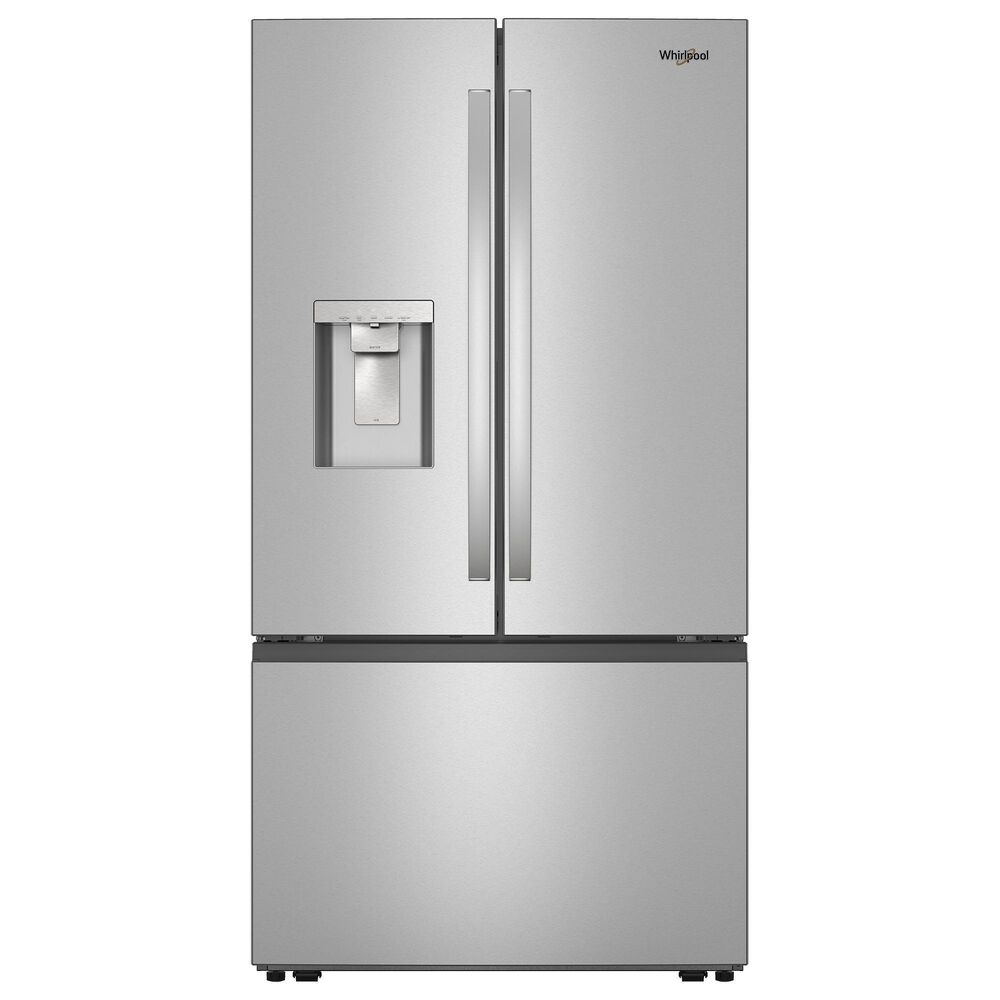 Whirlpool 29.58 Cu. Ft. Freestanding French Door Bottom Mount Refrigerator in Fingerprint Resistant Stainless Steel, , large