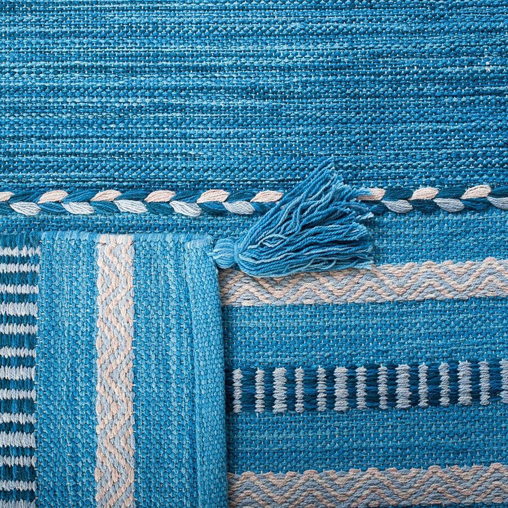 Safavieh Montauk MTK215M 2&#39;6&quot; x 8&#39; Blue and Grey Runner, , large