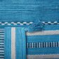 Safavieh Montauk MTK215M 2"6" x 8" Blue and Grey Runner, , large