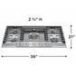 Frigidaire Professional Professional 2-Piece Kitchen Package with 30" Single Wall Oven and 36" Gas Cooktop in Stainless Steel, , large