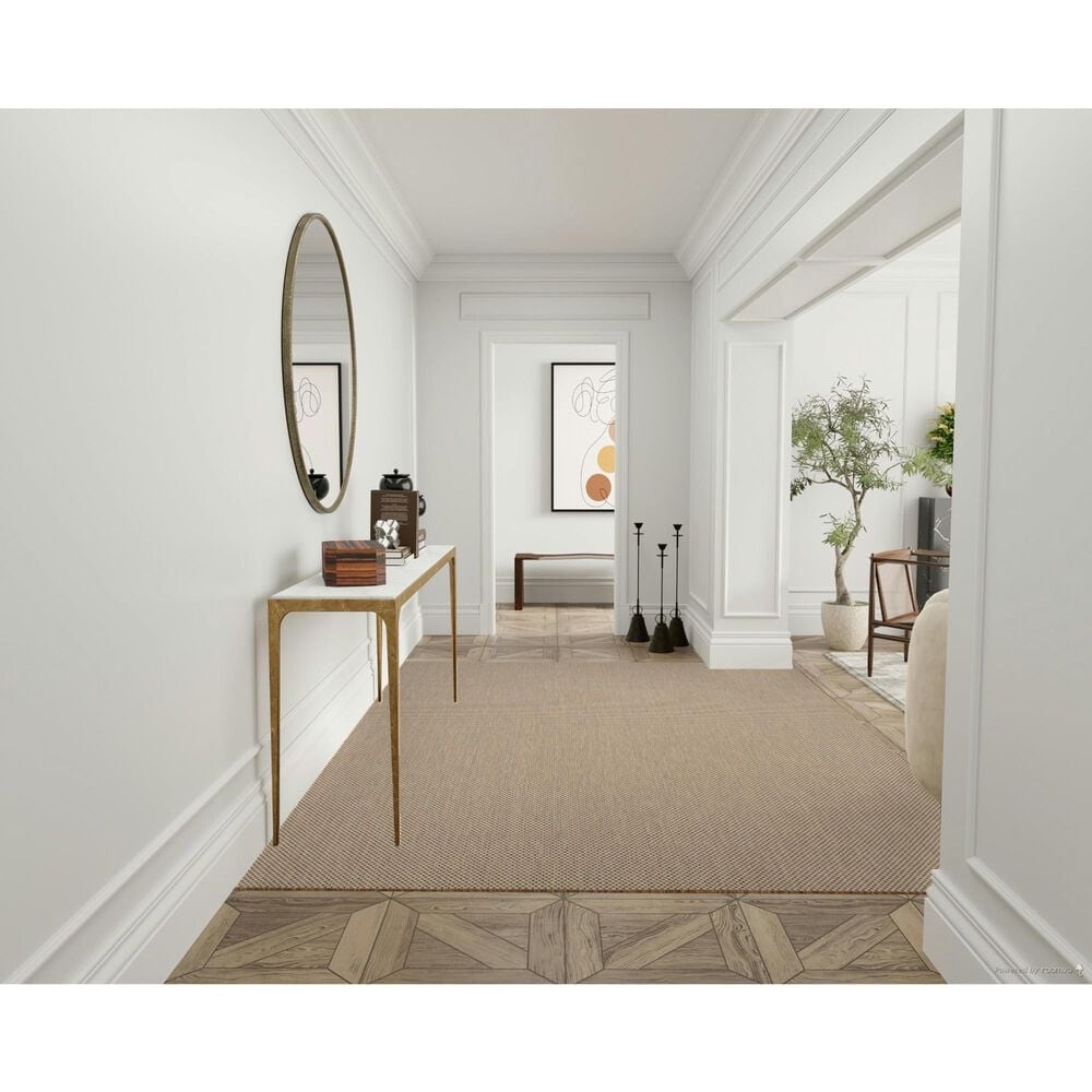 Nourison Courtyard Jute and Ivory 8&#39; x 10&#39; Indoor/Outdoor Area Rug, , large