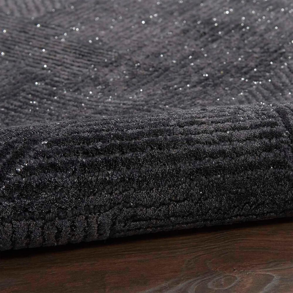 Nourison Ma30 Star 2&#39;3&quot; x 8&#39; Black Runner, , large
