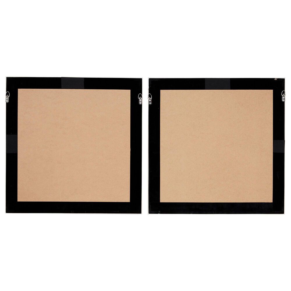Maple and Jade 24&quot; x 24&quot; Abstract Framed Wall Art in Brown and Beige &#40;Set of 2&#41;, , large