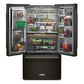 KitchenAid 23.8 Cu. Ft. 36" Counter-Depth French Door Refrigerator with PrintShield Finish in Black Stainless, , large