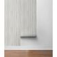 NextWall Wood Panel 216" x 20.5" Peel and Stick Wallpaper in Weathered Grey, , large