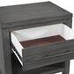 Riva Ridge Preston 1-Drawer Nightstand in Urbane Grey, , large
