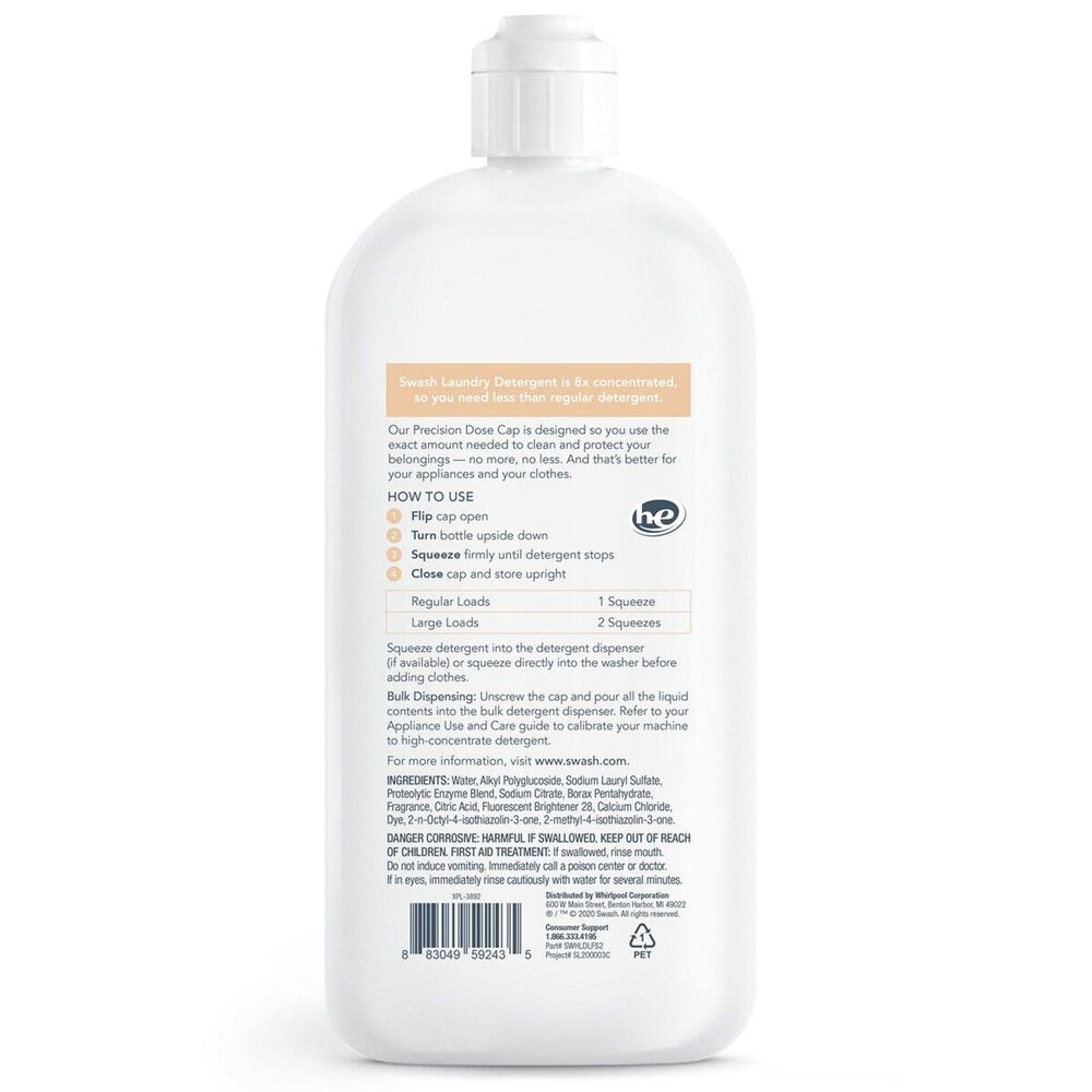 Whirlpool Swash Simply Sunrise Laundry Detergent, , large