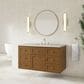 James Martin Laurent 48" Single Bathroom Vanity in Honey Oak with 3 cm Lime Delight Silestone Top and Rectangular Sink, , large