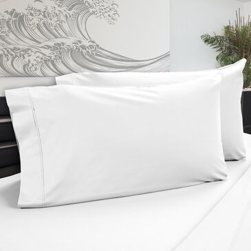 DreamFit DreamChill Degree 5 Enhanced Bamboo King Pillowcase in White (Set of 2), , large