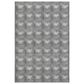 Dalyn Rug Company Soft Essentials Chevron Gray 10" x 14" Area Rug, , large