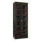 Hooker Furniture Sanctuary Two Door Thin Display Cabinet in Ebony, , large