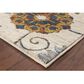 Oriental Weavers Sedona 6361A 9"10" x 12"10" Ivory Area Rug, , large