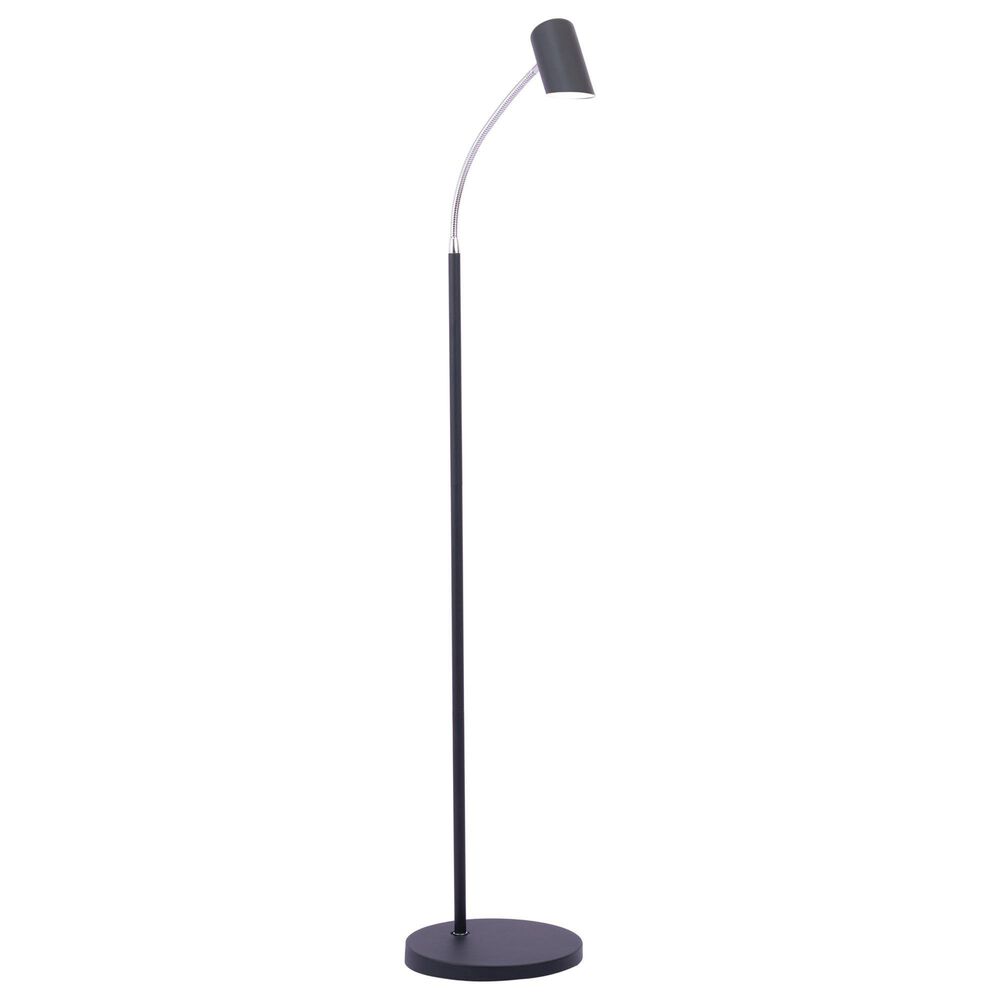 Lite Source Thea Floor Lamp in Black and Chrome, , large