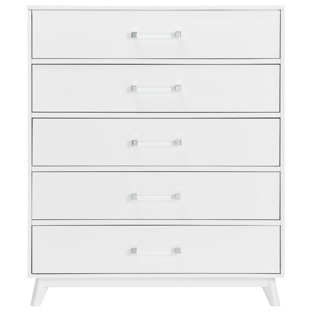 Oxford Baby Holland 5-Drawer Chest in Cloud White, , large