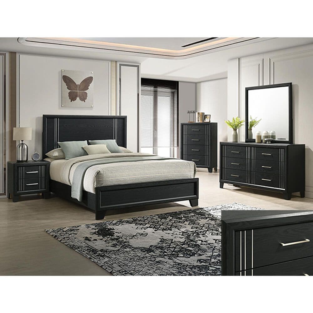 Claremont Charlie 2-Drawer Nightstand in Charcoal, , large