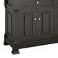 James Martin Vanities Brookfield 72" Double Bathroom Vanity in Black Onyx with 3cm Parisien Bleu Quartz Top and Rectangular Sinks, , large