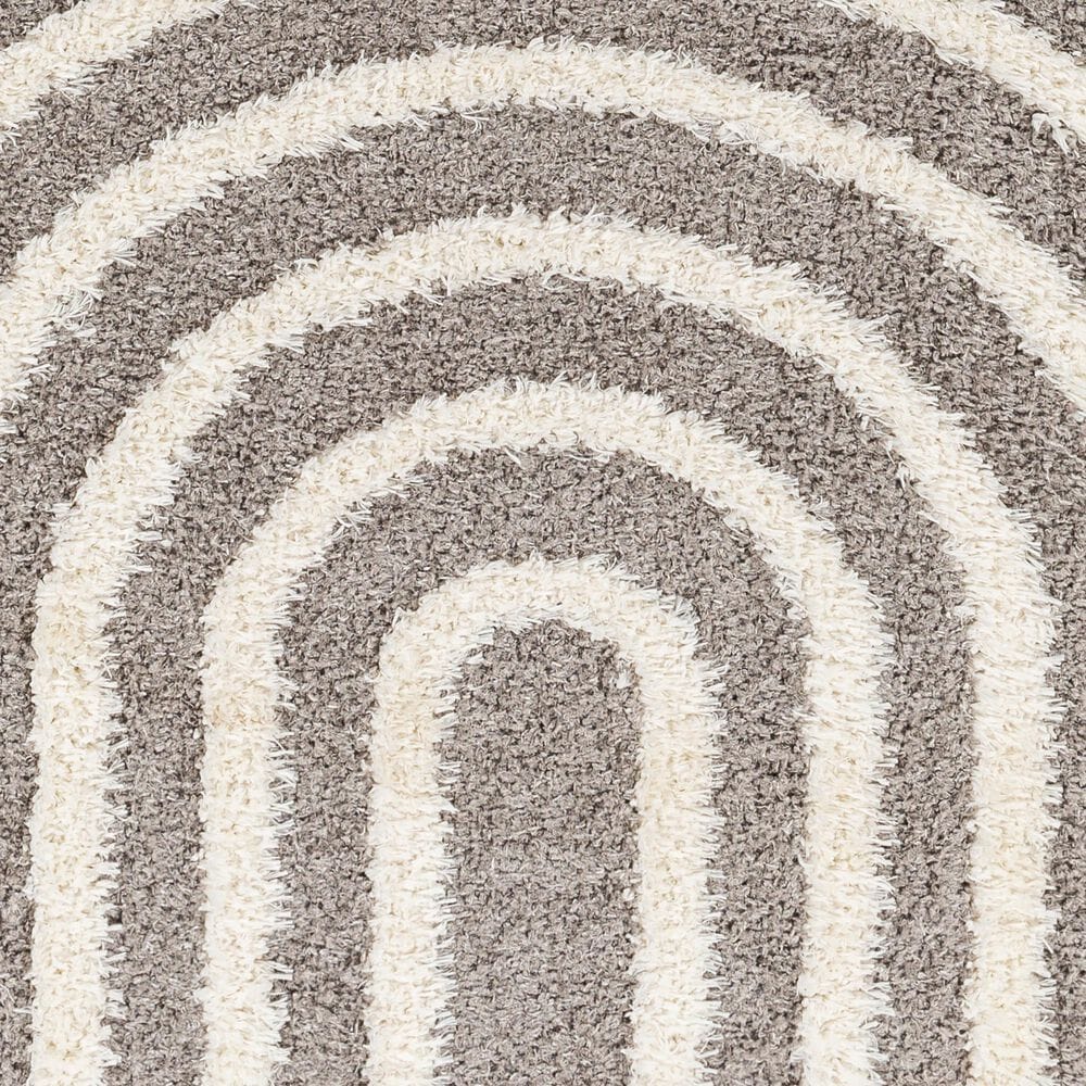 Surya Rodos Geometric 6&#39;7&quot; x 9&#39; Charcoal, White, Sage Area Rug, , large