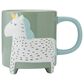 Lifetime Brands 16 Oz Figural Unicorn Be Yourself Mug in Green, , large