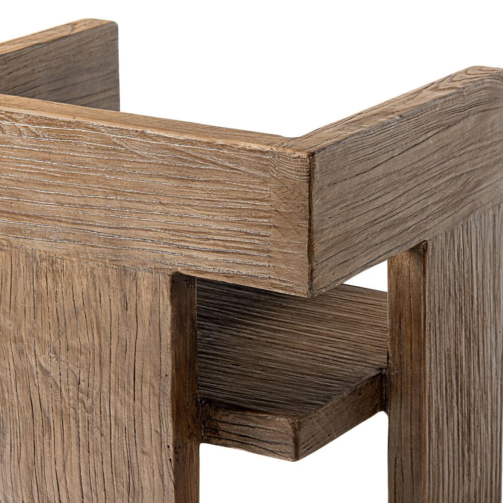 Jennifer Taylor Home Avenel Arm Chair in Heritage Medium Dark Brown, , large