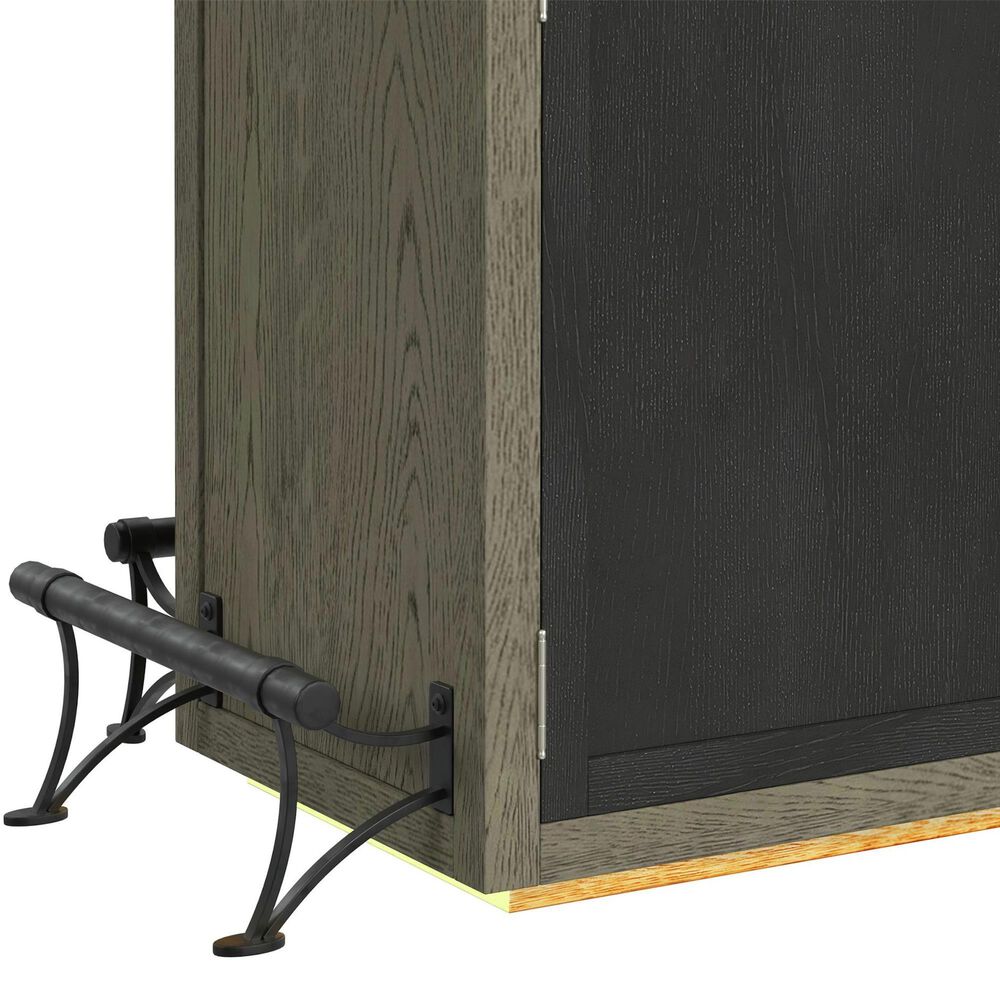 Mayberry Hill Jemma Bar Table with Light in Grey and Dark Espresso, , large