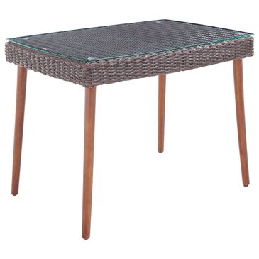 Timberlake Athens 26" Coffee Table in Chocolate Brown and Dark Brown - Table Only, , large