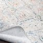 Surya Laila LAA-2312 7"10" x 10"3" Teal, Sage, Orange, Gray and Cream Area Rug, , large