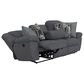 Catnapper Trifecta Manual Reclining Sofa with Drop Down Table in Smoke, , large