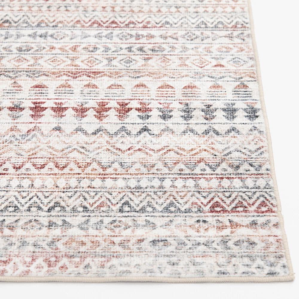 Central Oriental Rugease Velveteen Cinzia Multicolor 2&#39;3&quot; x 6&#39; Runner, , large