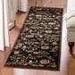 Safavieh Lyndhurst LNH552 2"3" x 8" Black and Multicolor Runner, , large