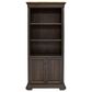 Wycliff Bay Sonoma Bookcase with 2-Door in Dark Roast, , large