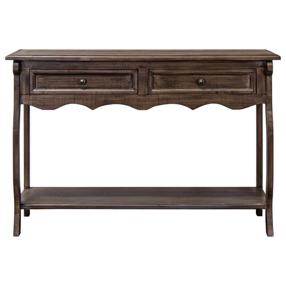 Rustic Root Premier Norman 2-Drawer Sofa Table in Mocha, , large