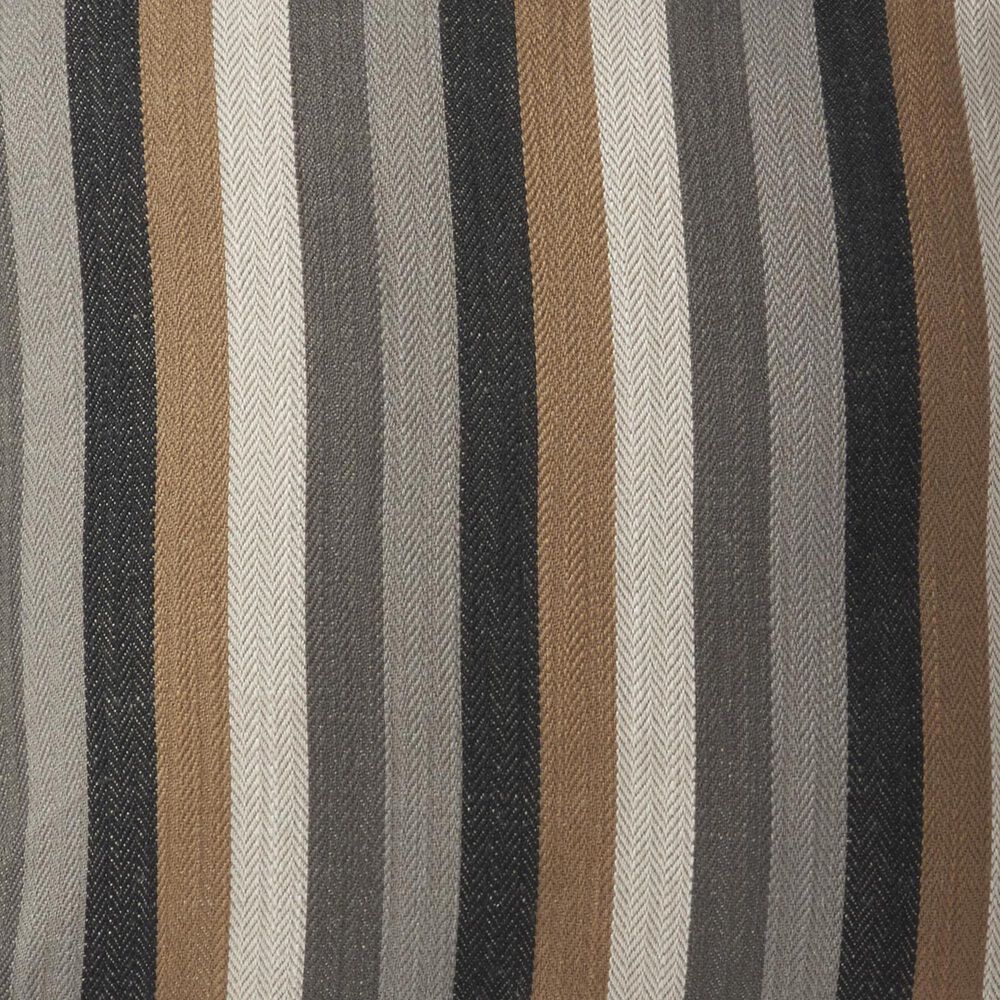 K &amp; K Interiors 20" Square Throw Pillow in Black and Gray, , large