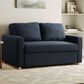 Lifestyle Solutions Tyler Convertible Sofa in Navy Blue, , large