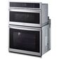 LG 2-Piece Kitchen Package with Print Proof Stainless Steel 6.4 Cu. Ft. Smart Combination Wall Oven and Black 30" Induction Cooktop, , large