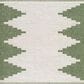 Surya Eagean EAG-2435 Grass Green, Ivory, Dark Green and Seafoam 6"7" Square Indoor/Outdoor Area Rug, , large