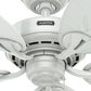 Hunter Bayview 54" Outdoor Ceiling Fan in White, , large