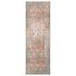 Loloi Loren LQ-15 2"6" x 7"7" Terracotta and Sky Runner, , large