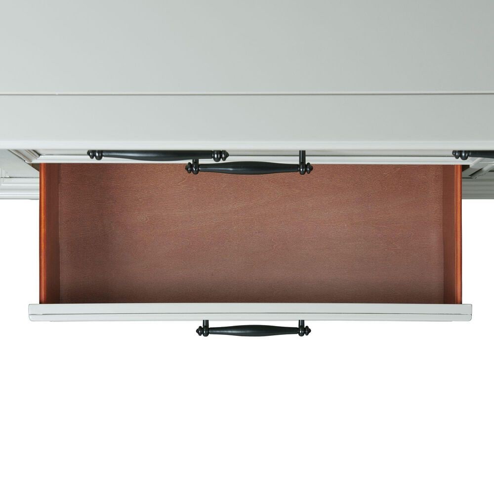 Mayberry Hill Slater 3-Drawer Nightstand with USB in Grey, , large