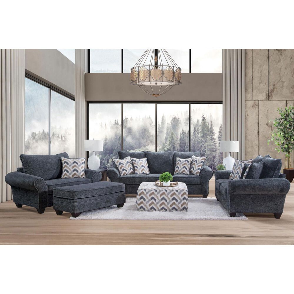Northwestern Arlington Arm Chair in Charcoal, , large