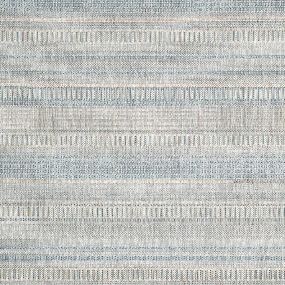Central Oriental Melbourne Dracus 7&#39;10&quot; x 9&#39;10&quot; Vanilla and Lagoon Area Rug, , large